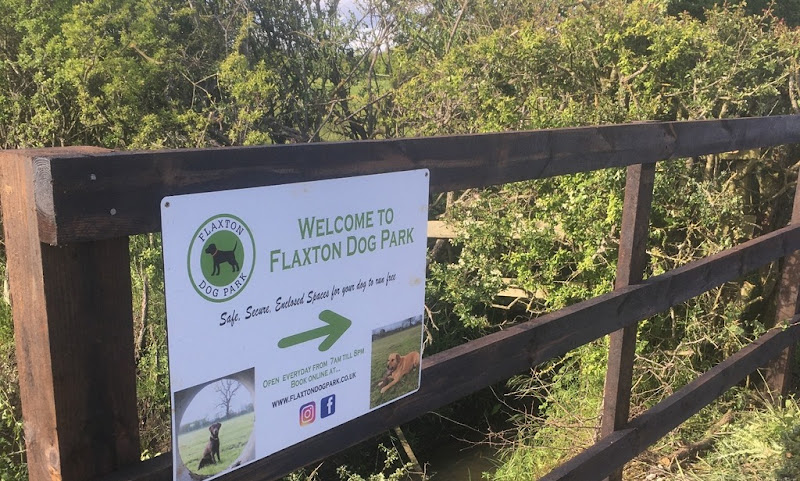 Flaxton Dog Park, Flaxton in North Yorkshire