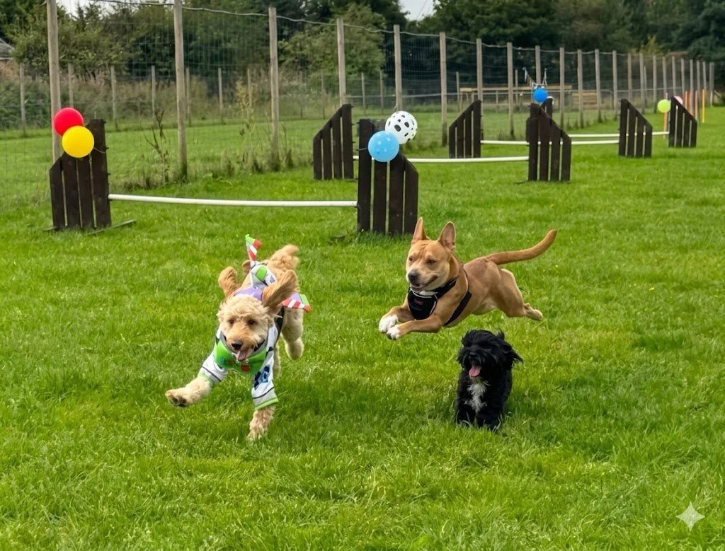 Little adventures dog park in Glasgow